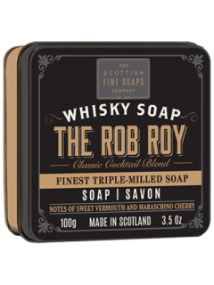 The Rob Roy Whisky Soap in a Tin - The Scottish Fine Soap Co - 100g The Rob Roy Whisky Soap in a Tin - The Scottish Fine Soap Co - 100g